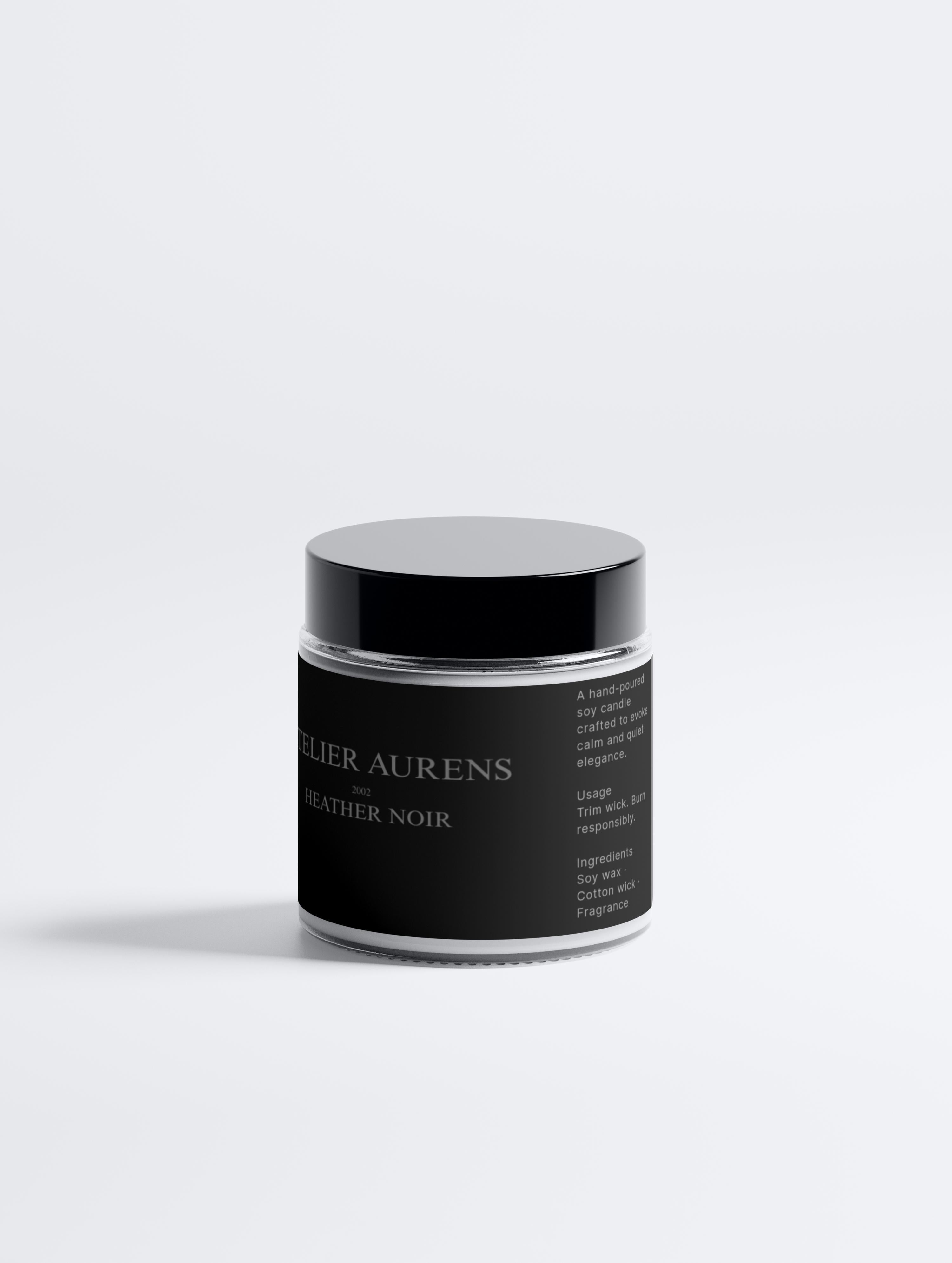 Atelier Aurens NOIR  SPECIAL BOX :NOIR Repair Body Cream, NOIR GINGER – Shower Gel, NOIR HEATHER 100ml.